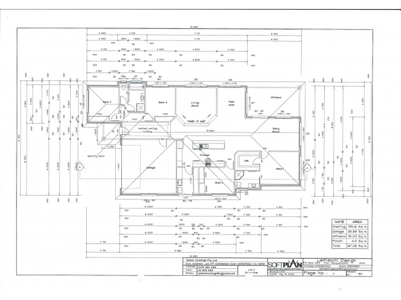 20 Cottlesloe Court, Wodonga VIC 3690 Floorplan