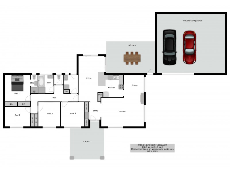 4 Diosma Court, Wodonga VIC 3690 Floorplan