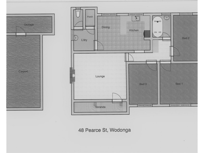 48 Pearce Street, Wodonga VIC 3690 Floorplan