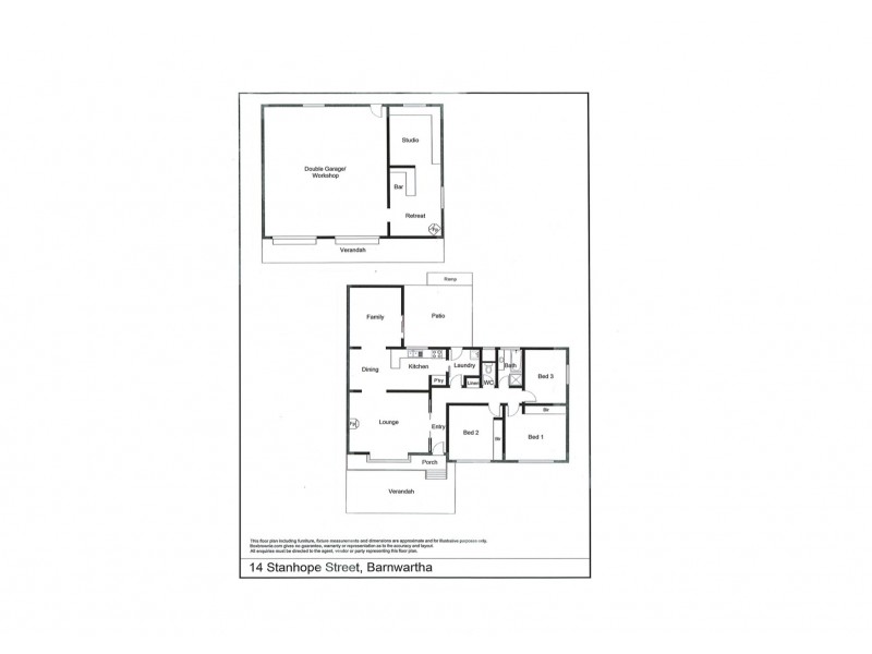 14 Stanhope Street, Barnawartha VIC 3688 Floorplan