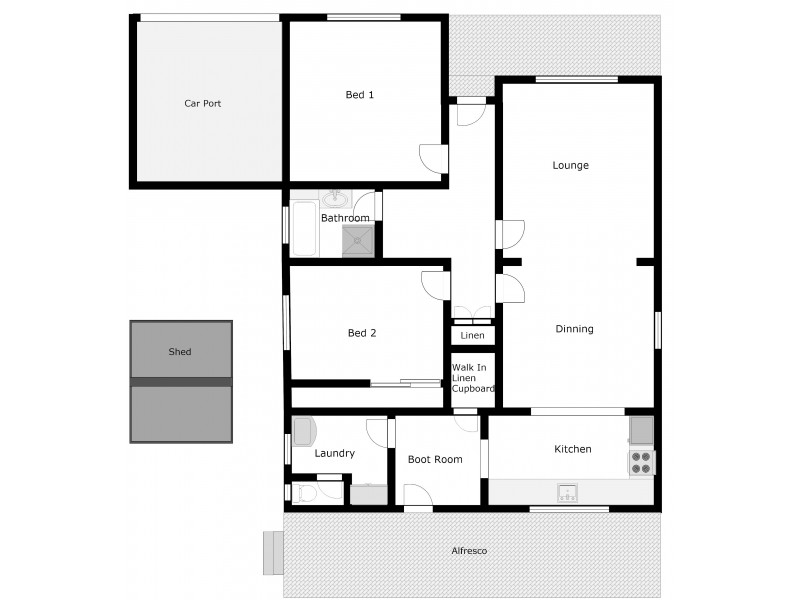 56 Brockley Street, Wodonga VIC 3690 Floorplan