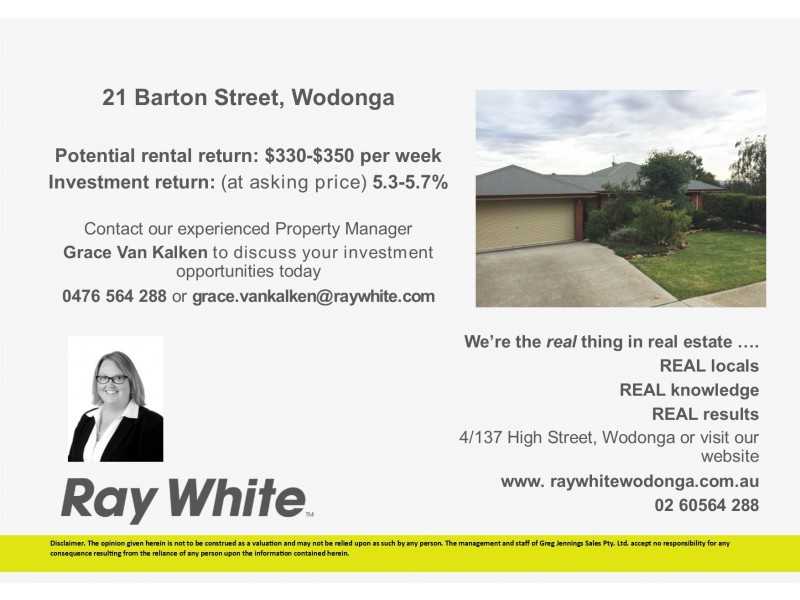 21 Barton Street, Wodonga VIC 3690