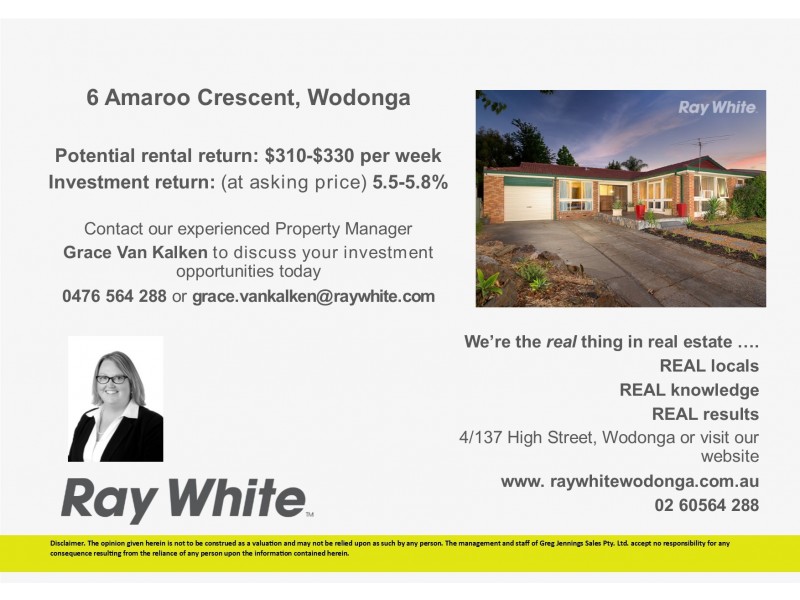 6 Amaroo Crescent, Wodonga VIC 3690