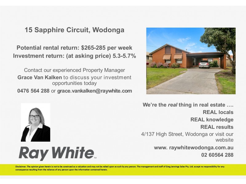15 Sapphire Circuit, Wodonga VIC 3690