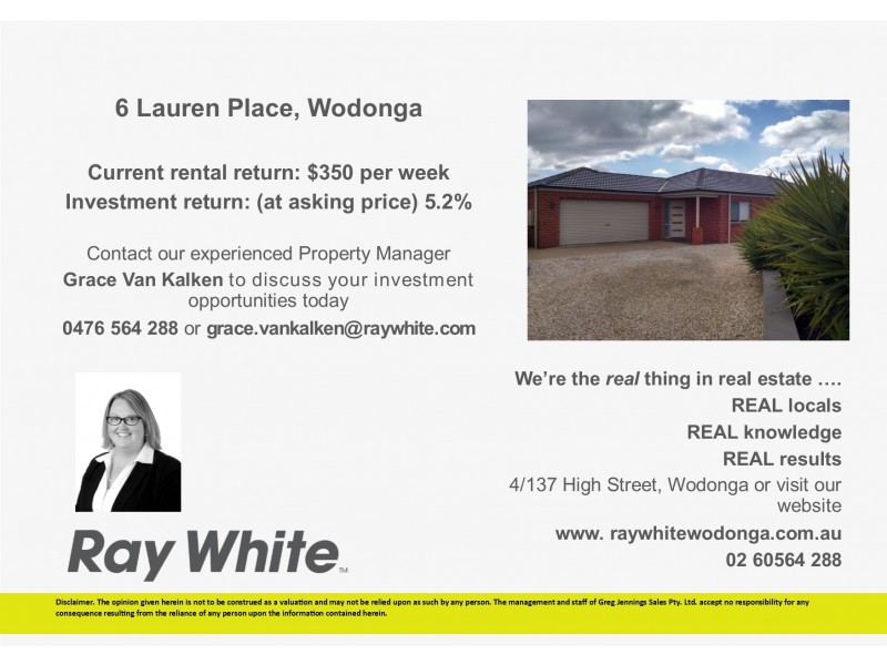 6 Lauren Place, Wodonga VIC 3690