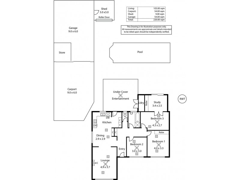 10 Pearl Street, Salisbury East SA 5109 Floorplan
