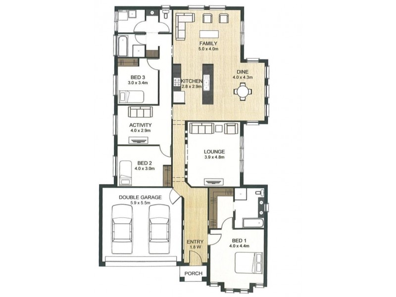 11 The Boulevard, Parafield Gardens SA 5107 Floorplan