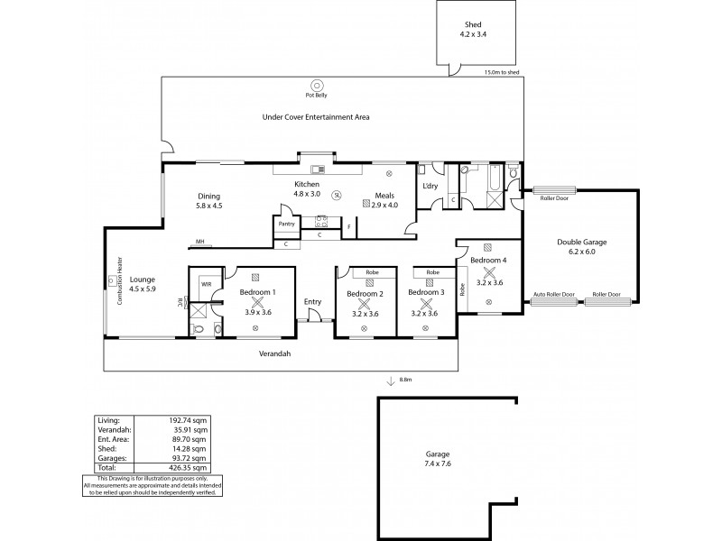 4 Dalinga Court, Salisbury Heights SA 5109 Floorplan