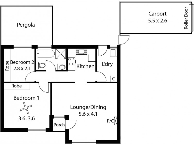 8/4 Douglas Avenue, Salisbury SA 5108 Floorplan