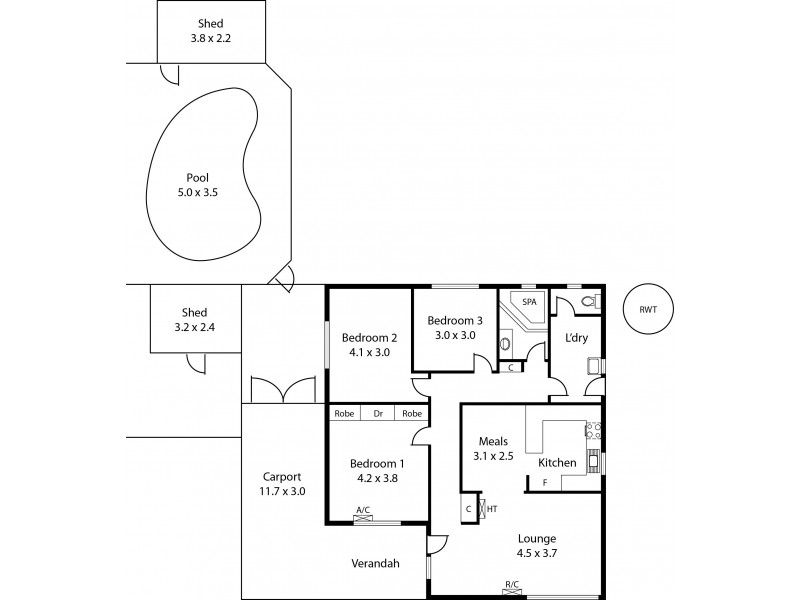 8 Benalla Street, Brahma Lodge SA 5109 Floorplan