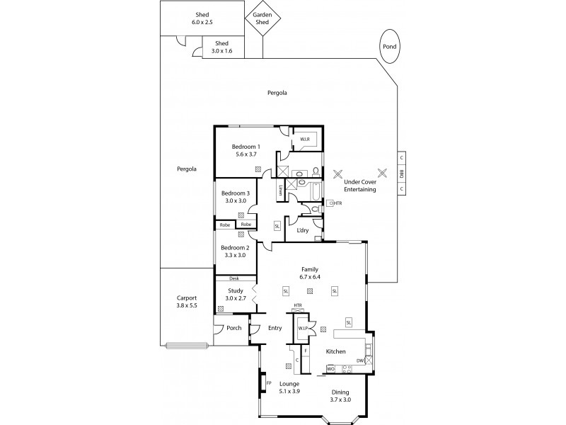 9 Dotterel Court, Wynn Vale SA 5127 Floorplan