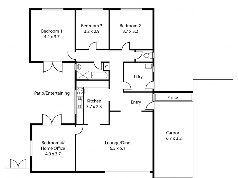 6 Kelleway Street, Parafield Gardens SA 5107 Floorplan