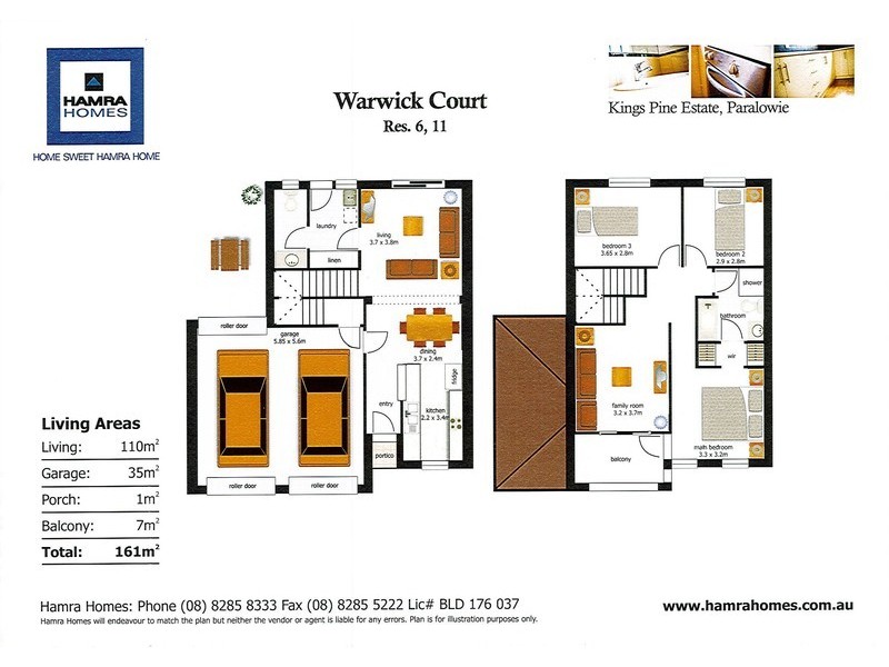 6 Warwick Court, Paralowie SA 5108 Floorplan