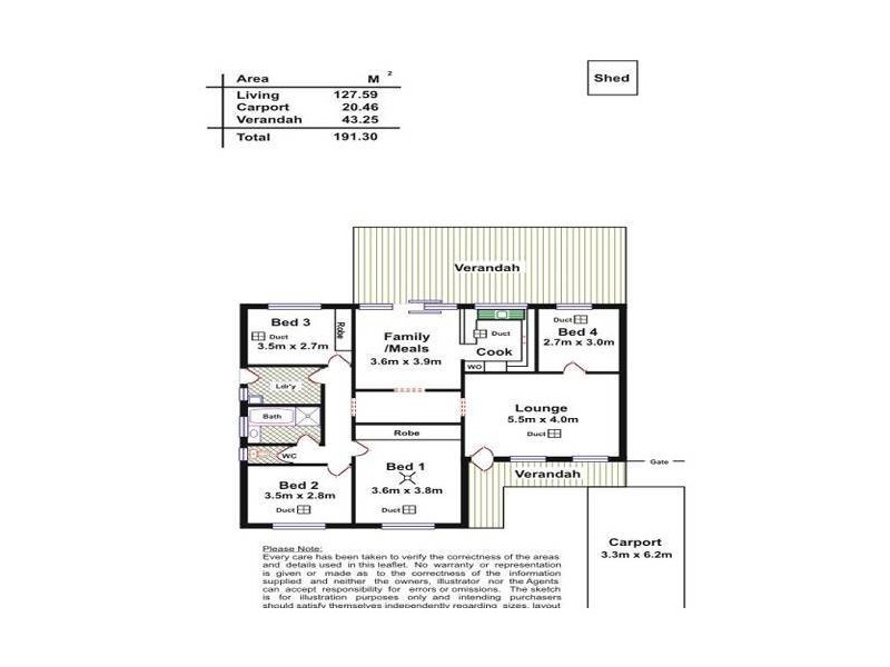 40 Federation Way, Andrews Farm SA 5114 Floorplan