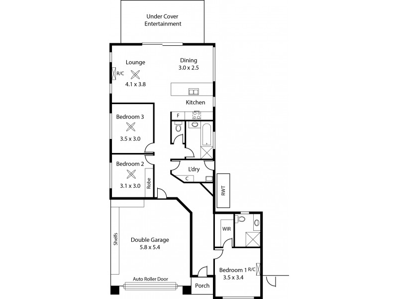 24 Athalie Avenue, Parafield Gardens SA 5107 Floorplan