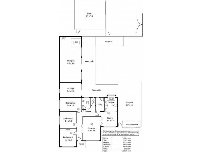 8 Wayne Street, Salisbury SA 5108 Floorplan
