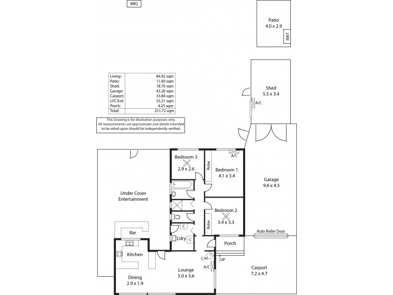 14 Wayford Street, Elizabeth Vale SA 5112 Floorplan