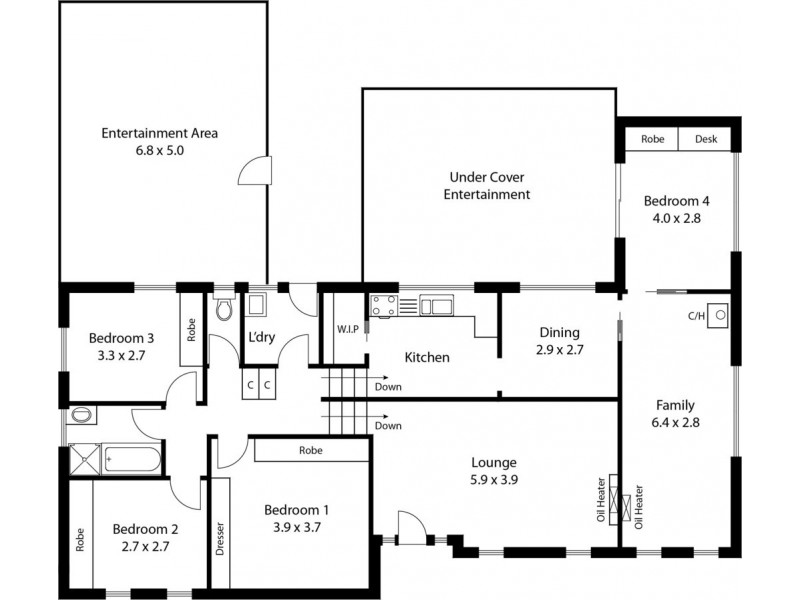 24 Cox Creek Road, Crafers SA 5152 Floorplan