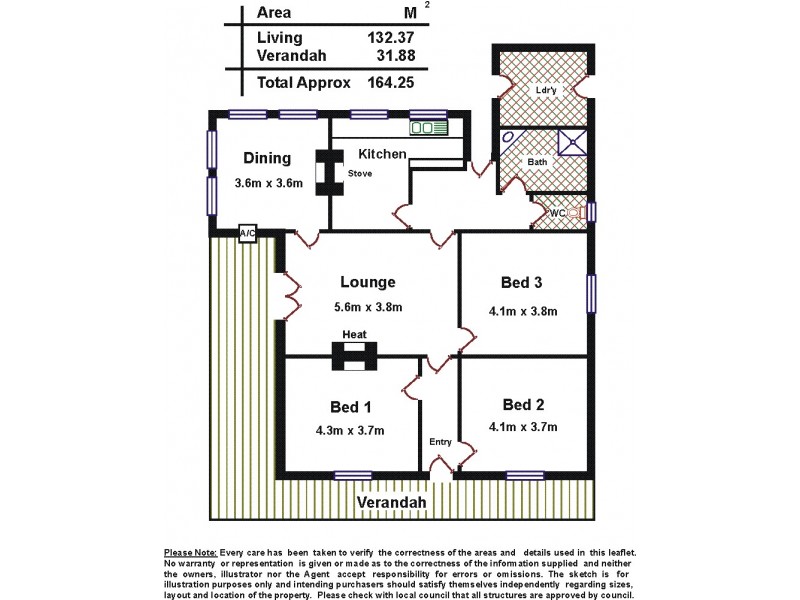 73 Pearson Road, Meadows SA 5201 Floorplan