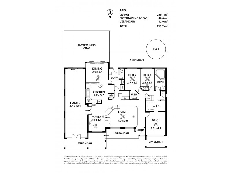 91 Mawson Road, Meadows SA 5201 Floorplan