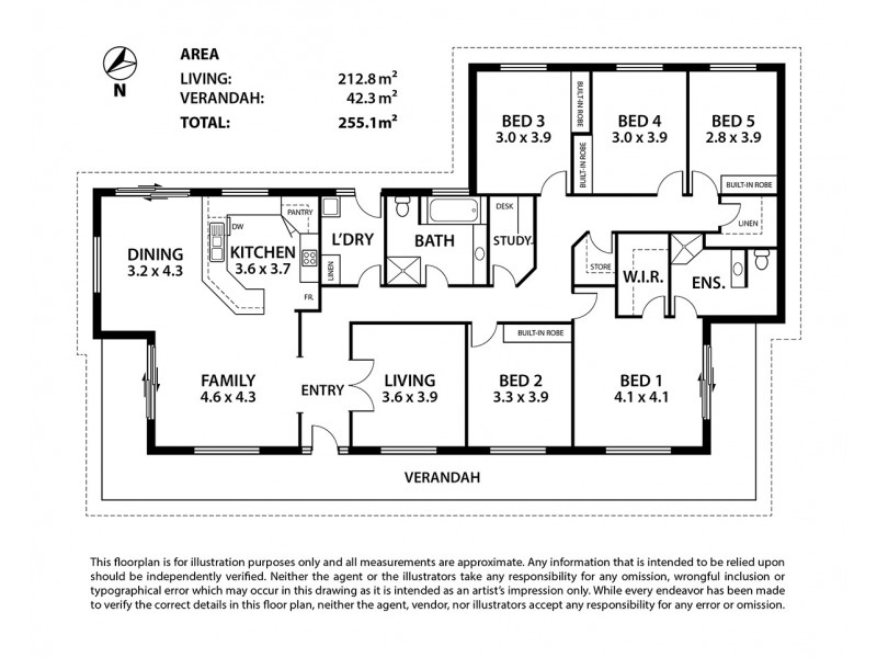 1261B Bull Creek Road, Ashbourne SA 5157 Floorplan