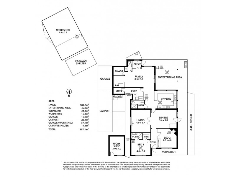 2 Walker Street, Macclesfield SA 5153 Floorplan