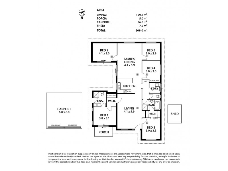 12 Michelmore Drive, Meadows SA 5201 Floorplan