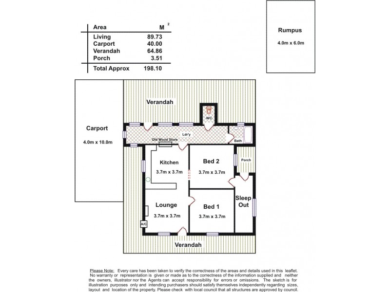 47 Battunga Road, Meadows SA 5201 Floorplan