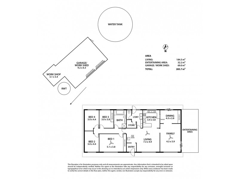 126 Pearson Road, Meadows SA 5201 Floorplan