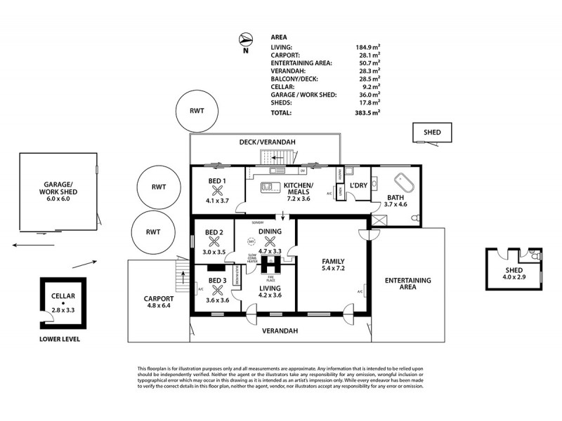 614 Bull Creek Road, Bull Creek SA 5157 Floorplan