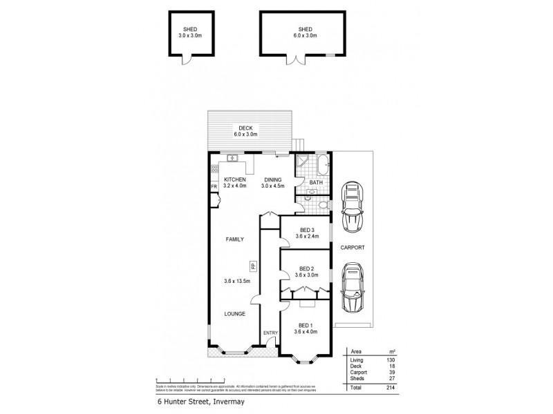 6 Hunter Street, Invermay TAS 7248 Floorplan