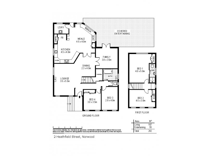 2 Heathfield Street, Norwood TAS 7250 Floorplan