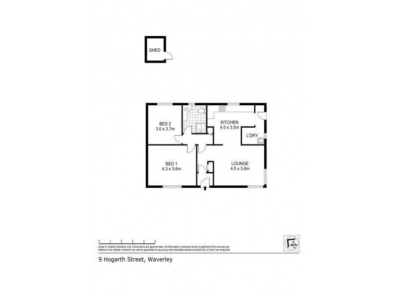 9 Hogarth Street, Waverley TAS 7250 Floorplan