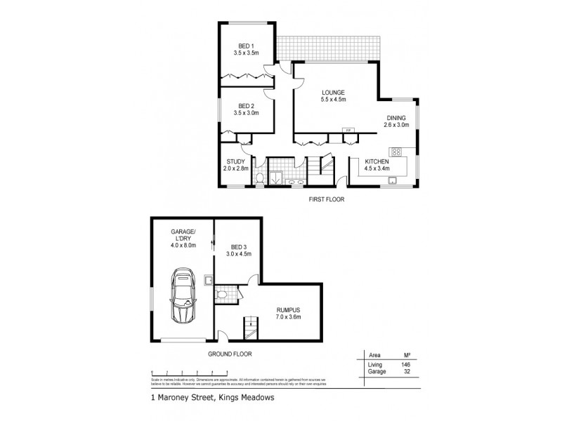1 Maroney Street, Kings Meadows TAS 7249 Floorplan