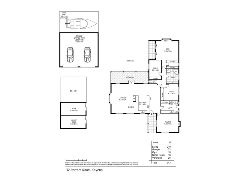 32 Porters Road, Kayena TAS 7270 Floorplan