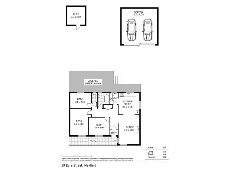 19 Eyre Street, Mayfield TAS 7248 Floorplan