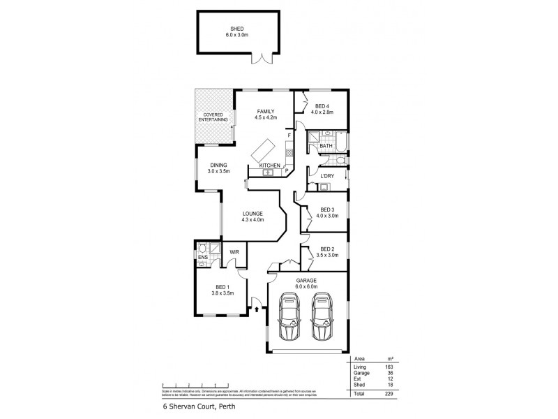 6 Shervan Court, Perth TAS 7300 Floorplan