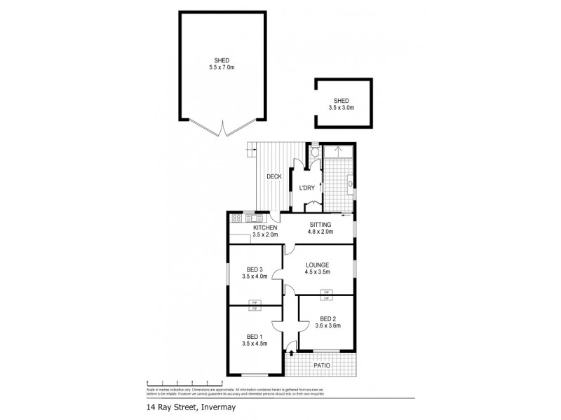 14 Ray Street, Invermay TAS 7248 Floorplan