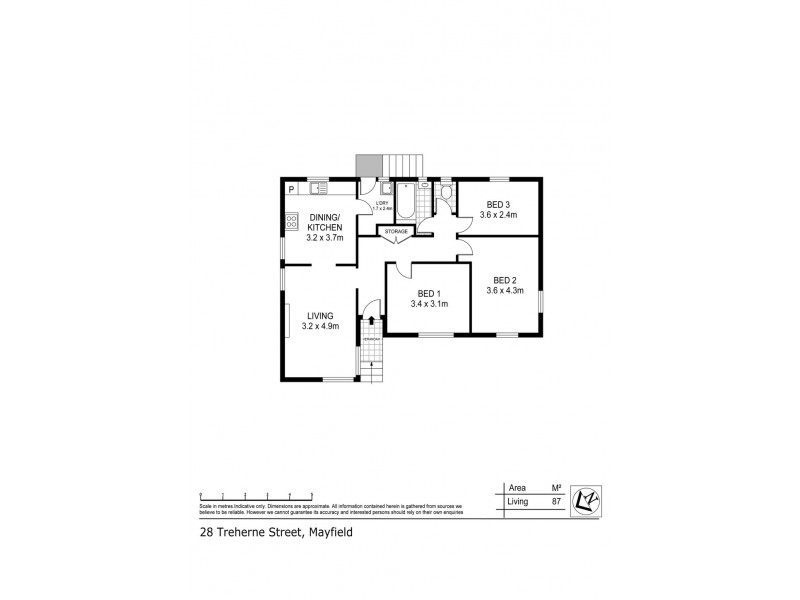 28 Treherne Street, Mayfield TAS 7248 Floorplan