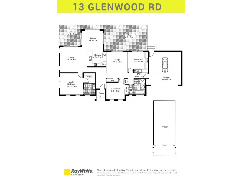 13 Glenwood Road, Relbia TAS 7258 Floorplan