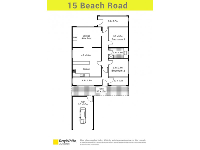 15 Beach Road, Gravelly Beach TAS 7276 Floorplan