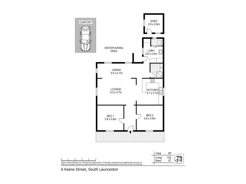 6 Keane Street, South Launceston TAS 7249 Floorplan