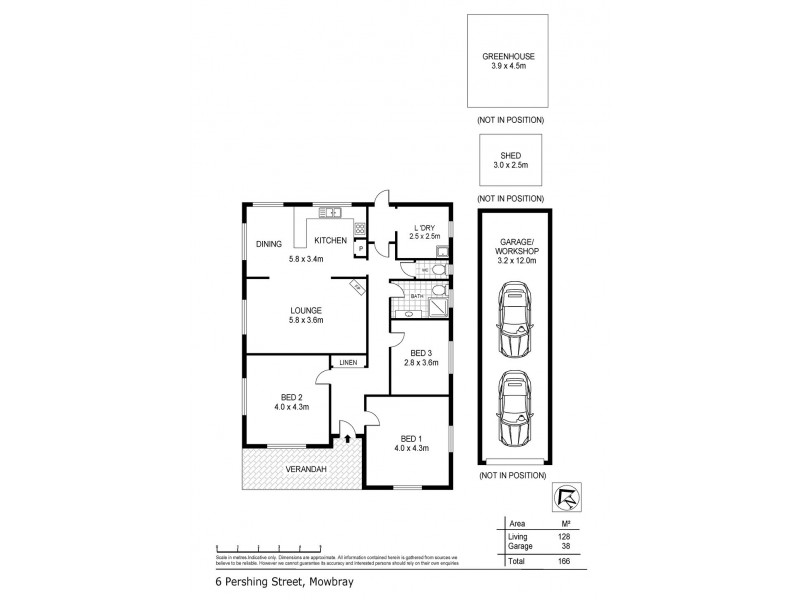 6 Pershing Street, Mowbray TAS 7248 Floorplan