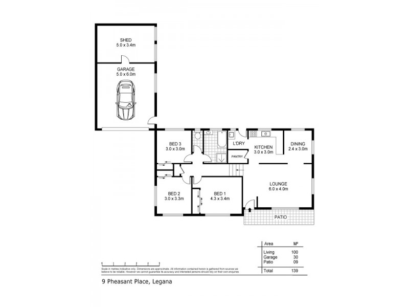 9 Pheasant Place, Legana TAS 7277 Floorplan