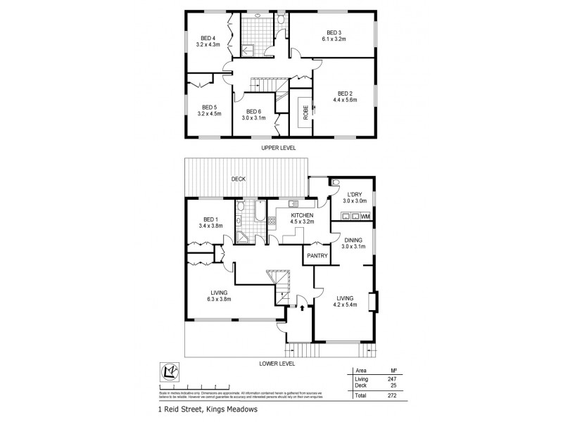 1 Reid Street, Kings Meadows TAS 7249 Floorplan