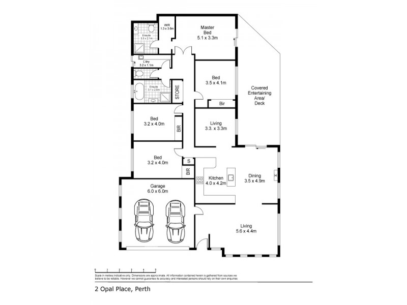 2 Opal Place, Perth TAS 7300 Floorplan