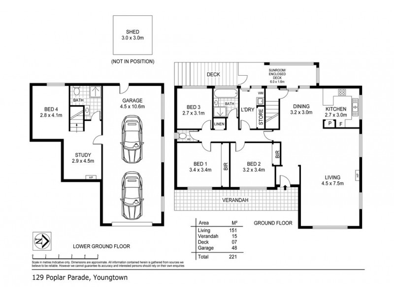 129 Poplar Parade, Youngtown TAS 7249 Floorplan
