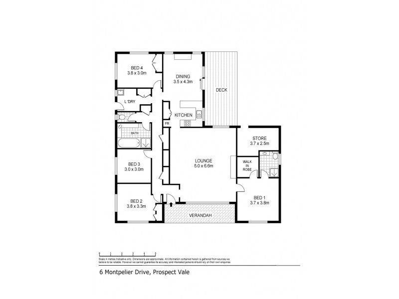 6 Montpelier Drive, Prospect Vale TAS 7250 Floorplan
