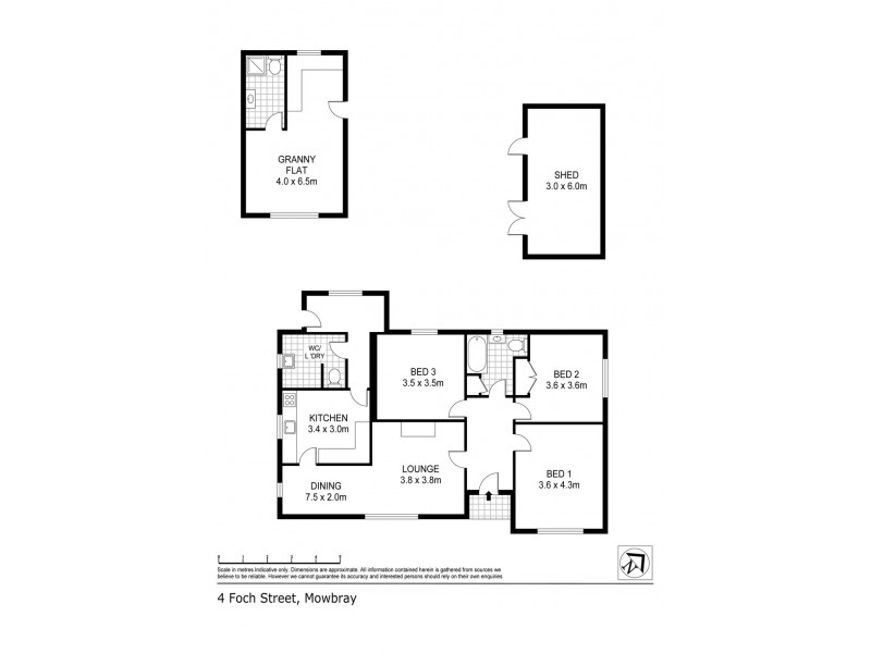 4 Foch Street, Mowbray TAS 7248 Floorplan