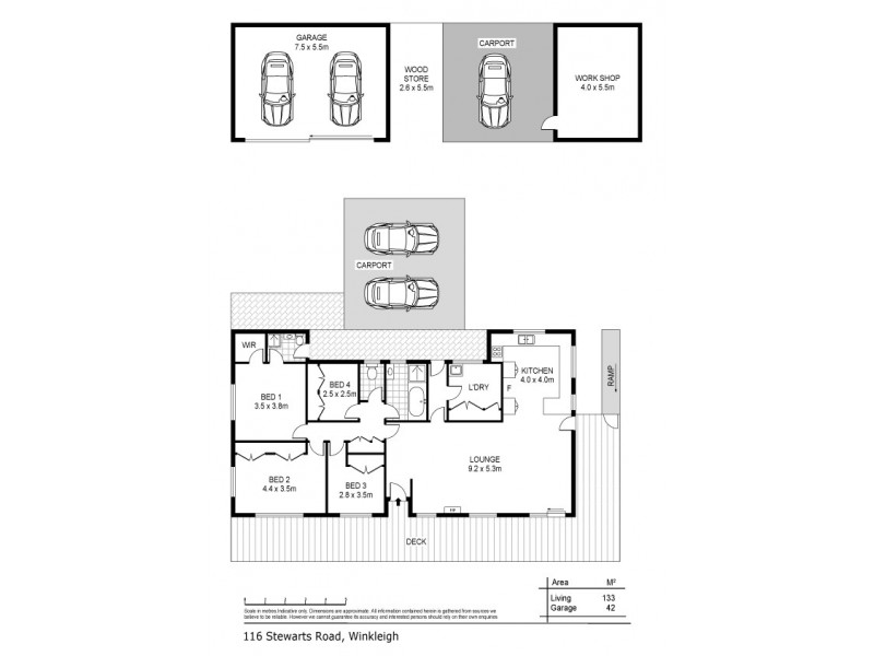 116 Stewarts Road, Winkleigh TAS 7275 Floorplan